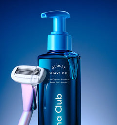 Glossy Shave Oil - Zesty Gallery Razor Selection