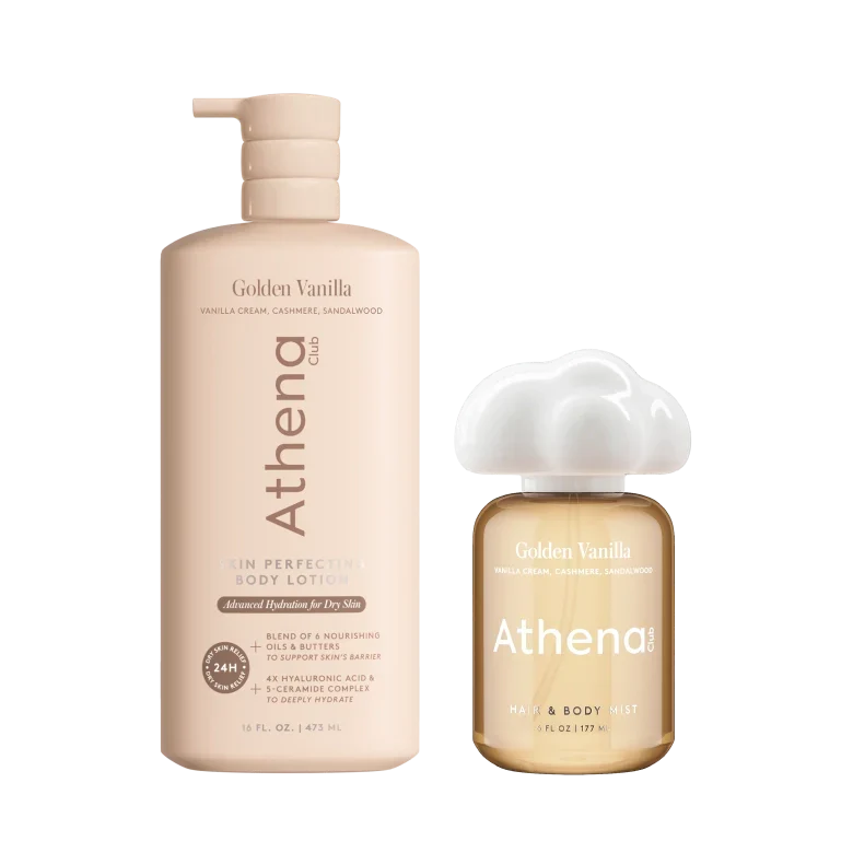 Lotion and Mist Duo - Breezy Cupboard Fragrance Selection Golden Vanilla